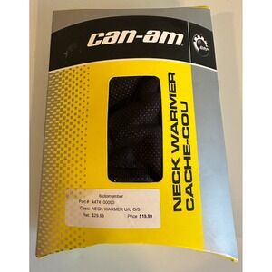 CAN-AM BLACK NECK WARMER OSFA O/S **BRAND NEW**